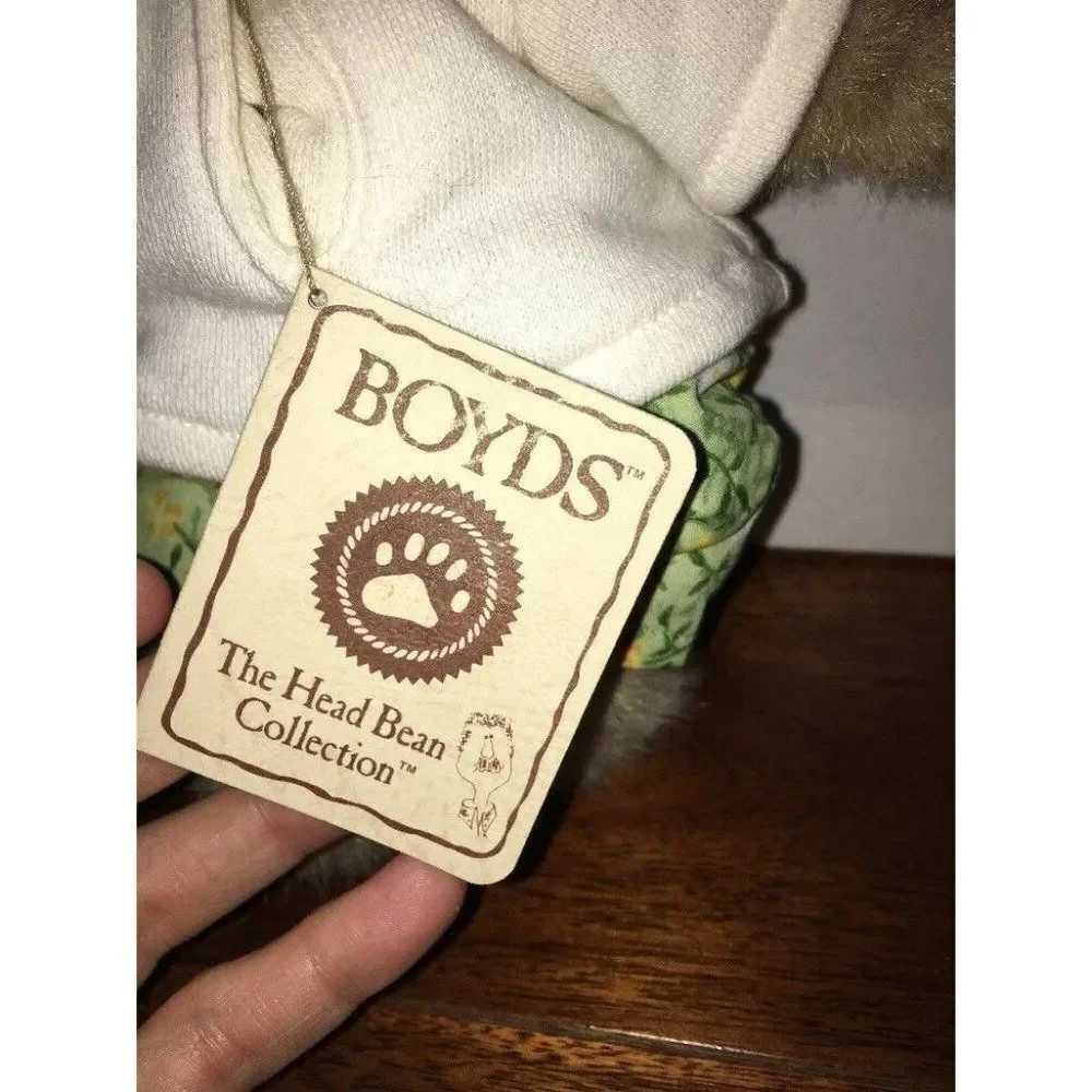 Boyds Bear Ima Late Thinkin of ya Series Head Bean
